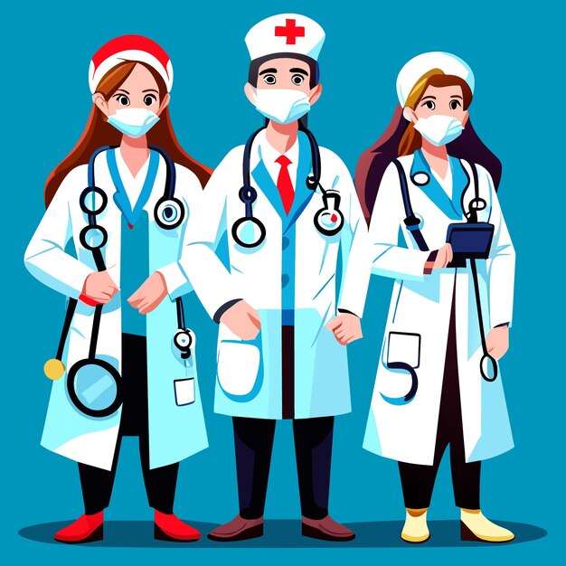 Vector iconos médicos de arte digital