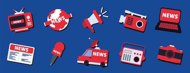 Iconos de los medios de comunicación