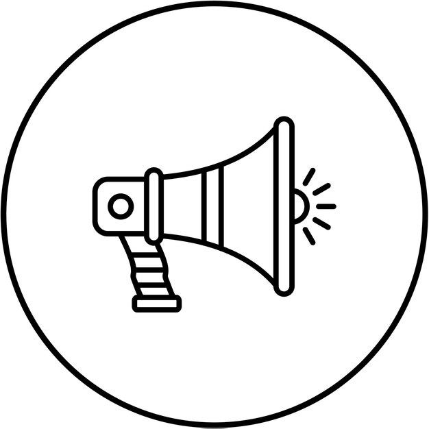 Iconos de megáfono