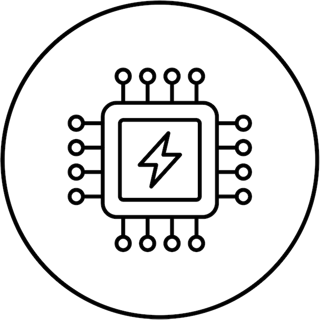 Iconos de los microchips