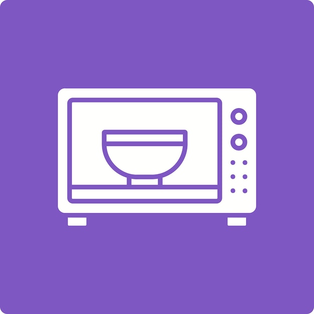 Iconos de microondas