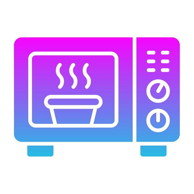 Iconos de microondas