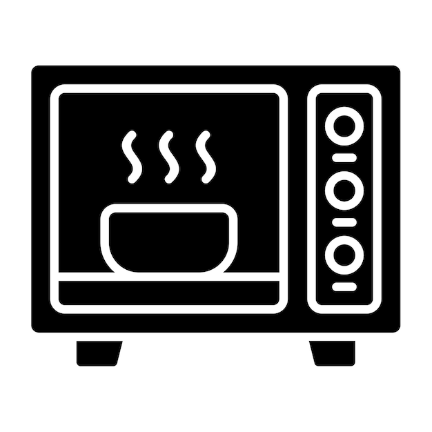 Iconos de microondas
