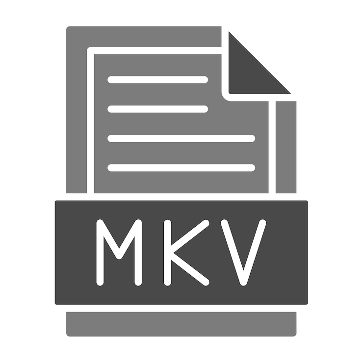 Vector iconos de las mkv
