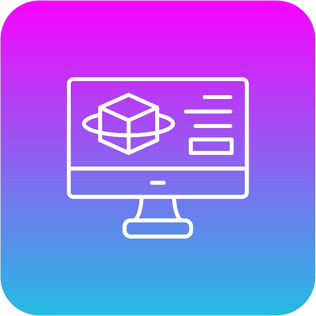 Iconos de modelado 3D