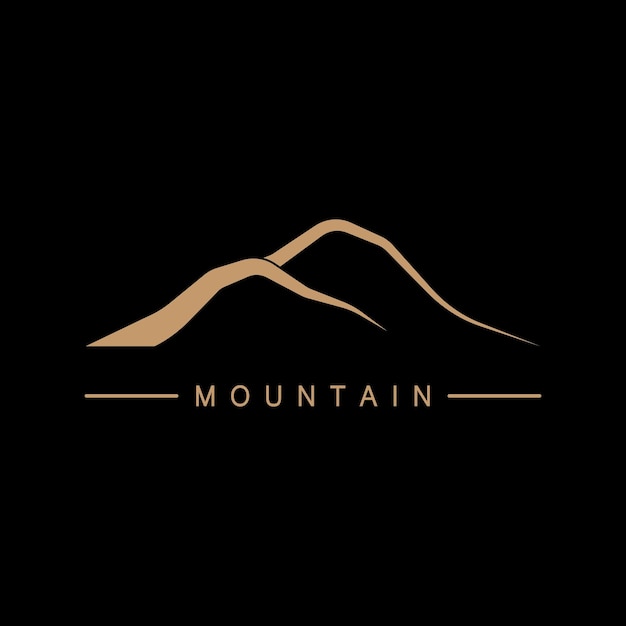 Iconos de la montaña Logotipo