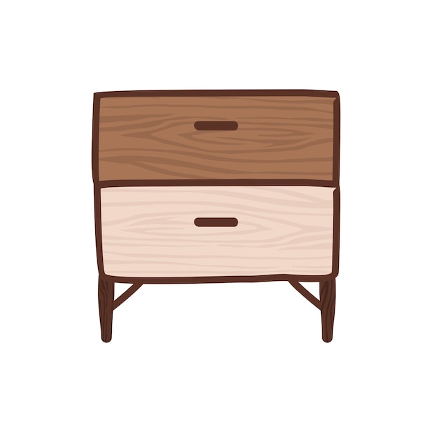 Vector iconos de muebles en estilo escandinavo