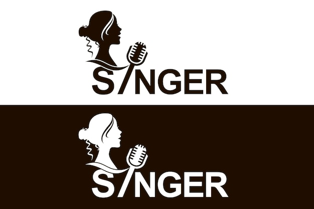 iconos de mujer cantando