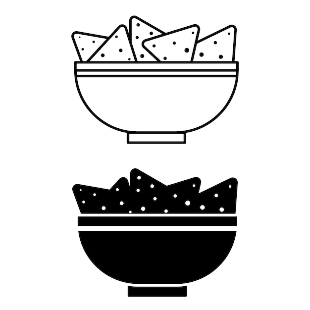 Iconos de los nachos
