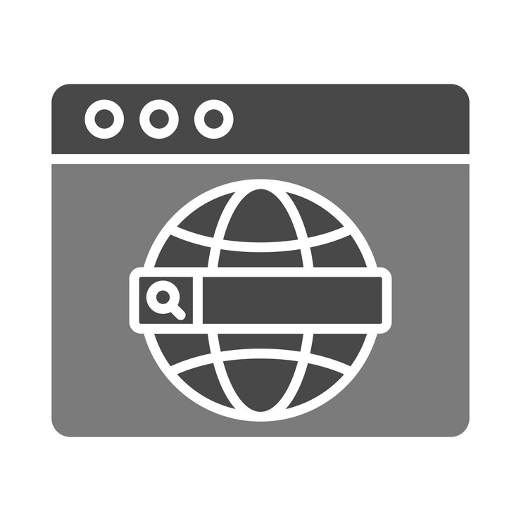 Vector iconos del navegador