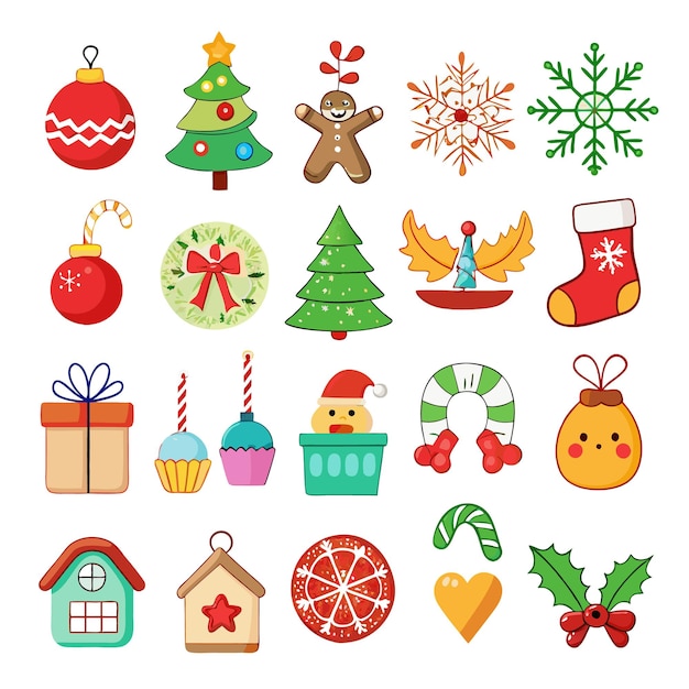 Iconos de Navidad Set