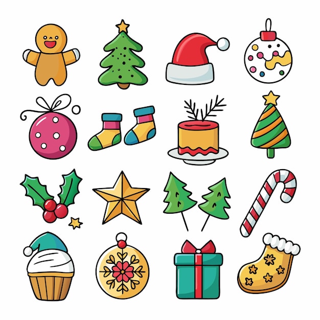 Iconos de Navidad Set