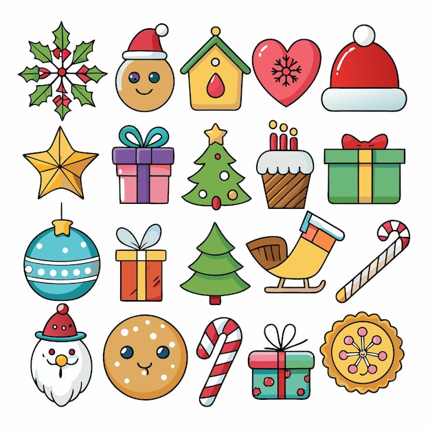 Iconos de Navidad Set