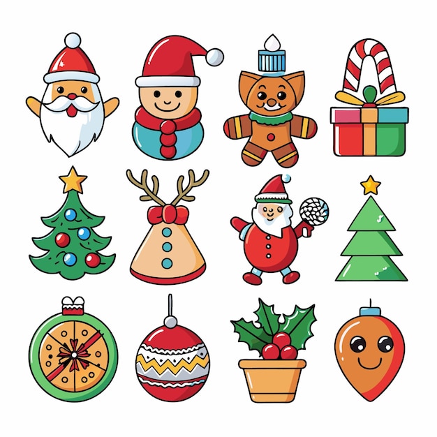 Iconos de Navidad Set
