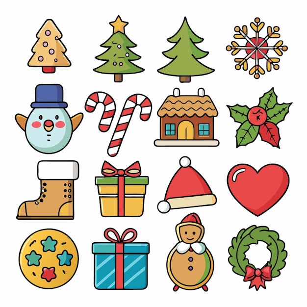 Iconos de Navidad Set