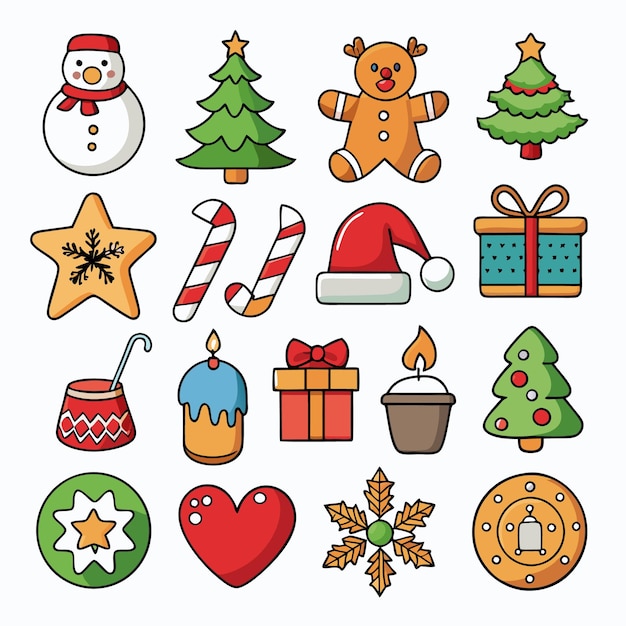 Iconos de Navidad Set