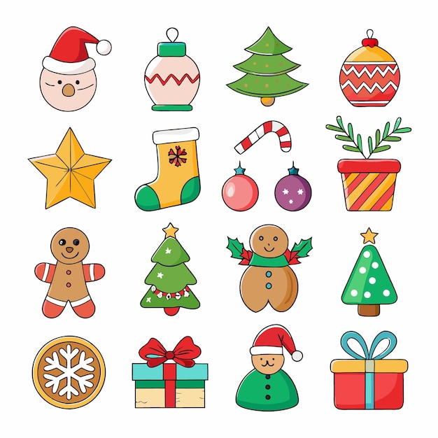 Iconos de Navidad Set