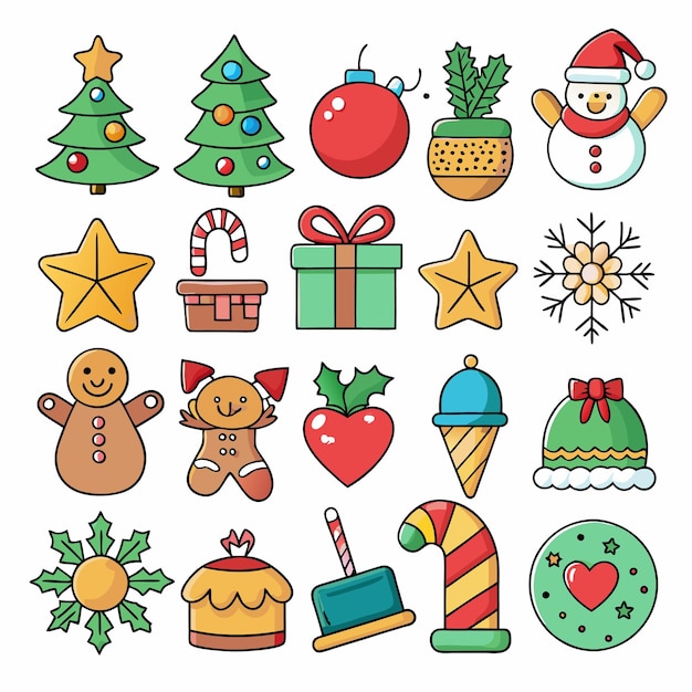 Iconos de Navidad Set