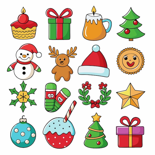 Iconos de Navidad Set