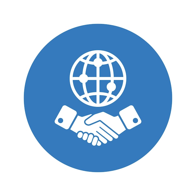 Iconos de negocios globales