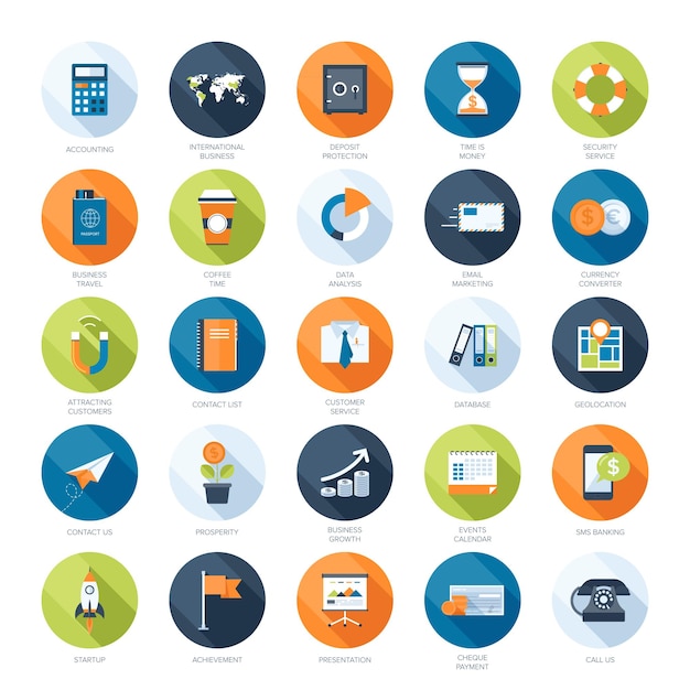 Iconos de negocios