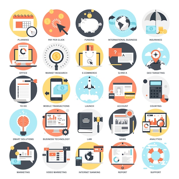 Iconos de negocios