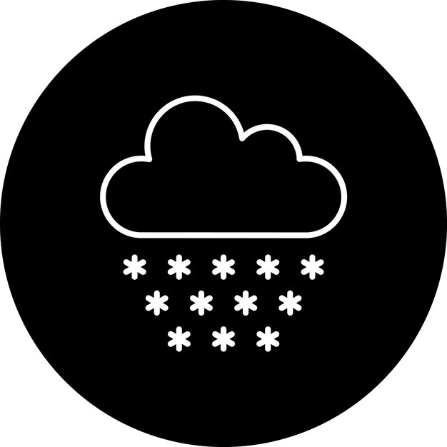 Iconos de las nevadas