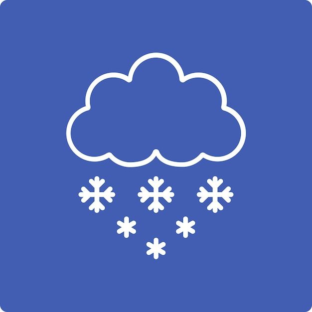 Iconos de las nevadas