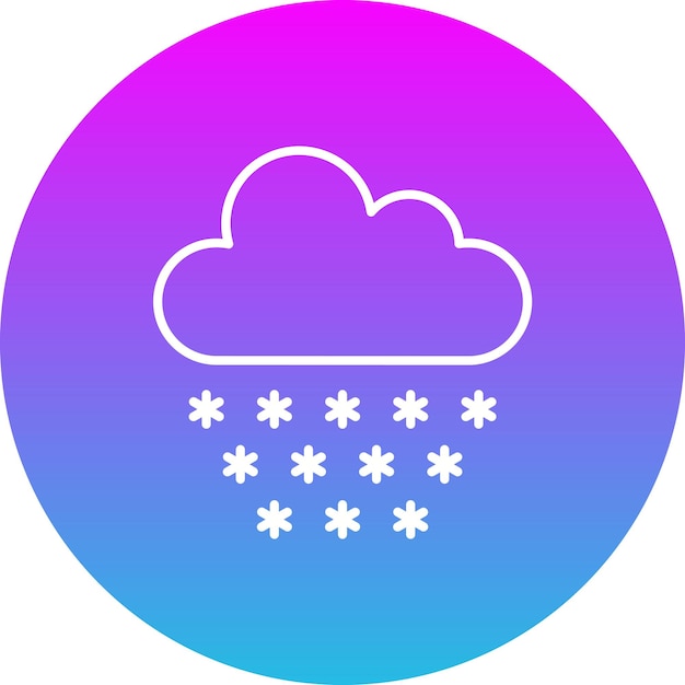 Iconos de las nevadas