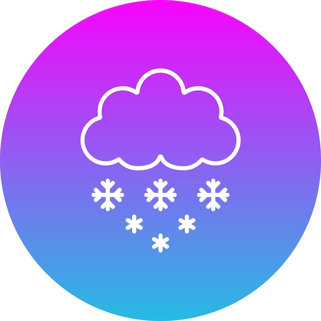 Iconos de las nevadas