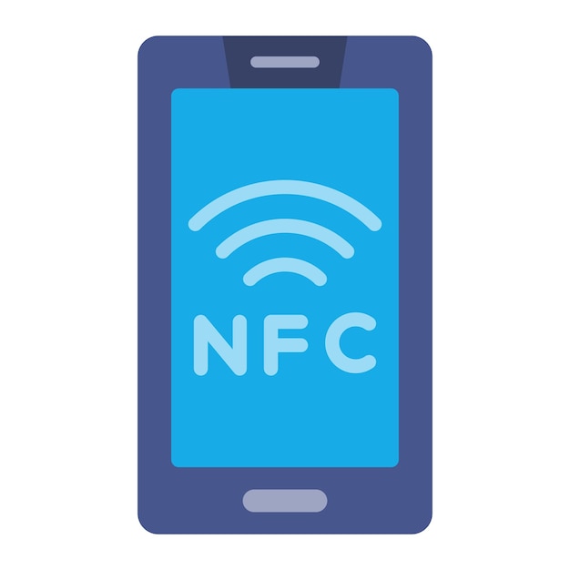 Vector iconos de las nfc