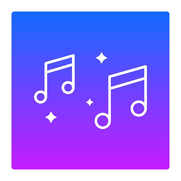 Iconos de notas musicales