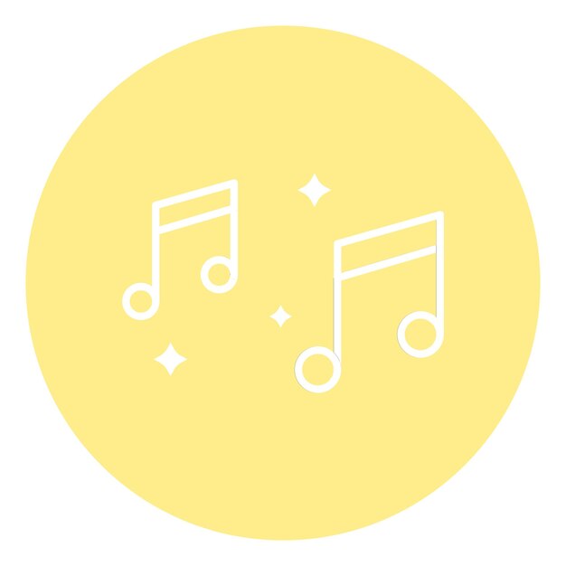 Iconos de notas musicales