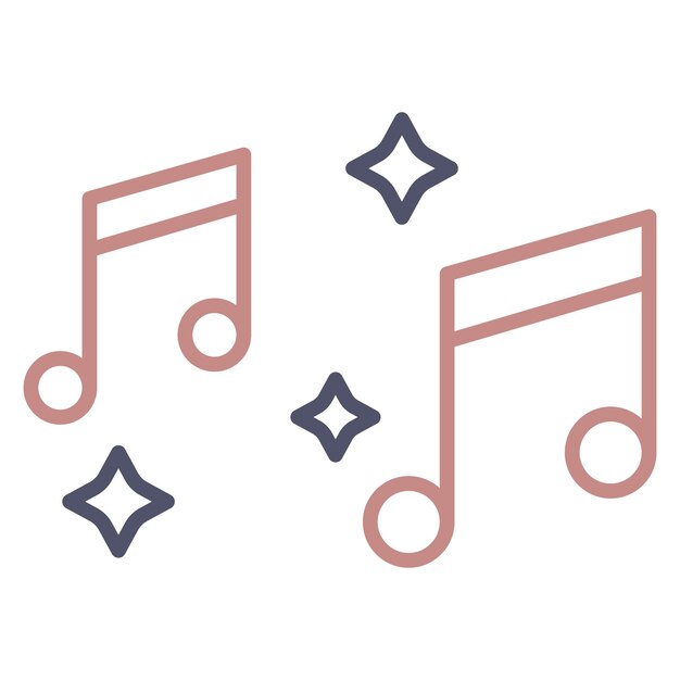 Iconos de notas musicales