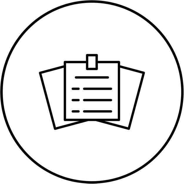 Iconos de notas pegajosas
