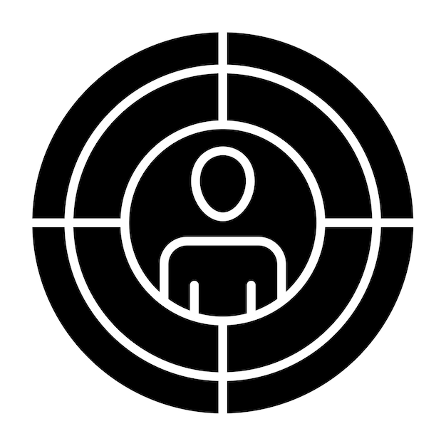 Vector iconos de objetivo