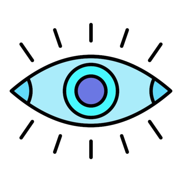 Vector iconos de los ojos