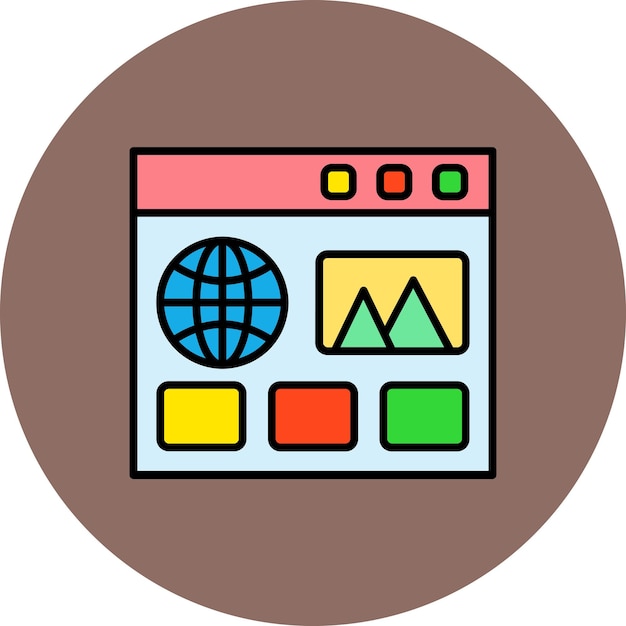 Iconos de las páginas web