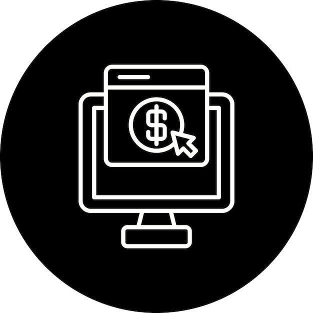 Iconos de pago por clic