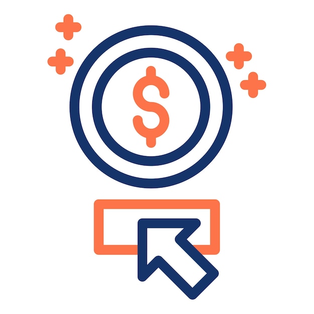 Iconos de pago por clic