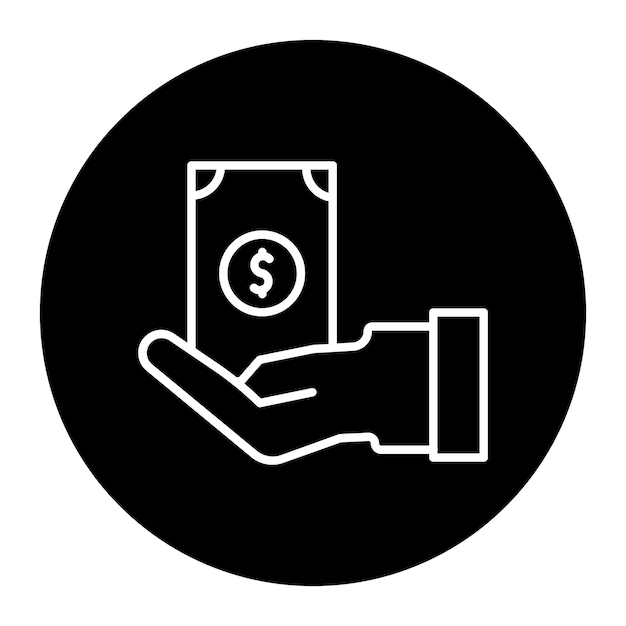 Iconos de pago en efectivo