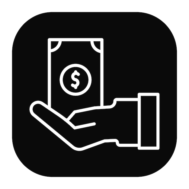 Iconos de pago en efectivo