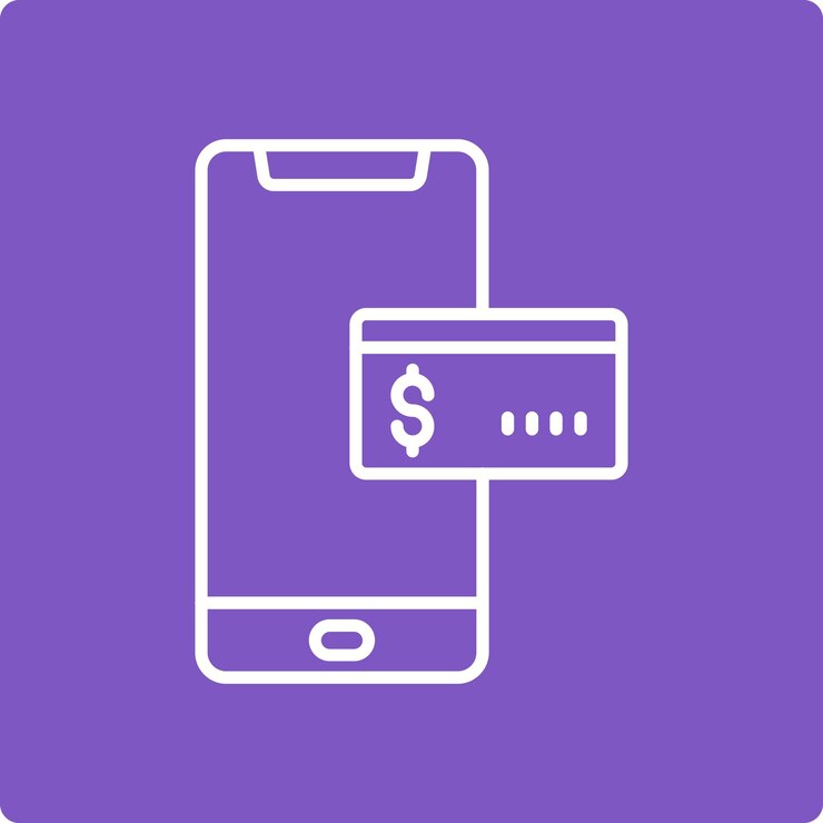Vector iconos de pago en línea