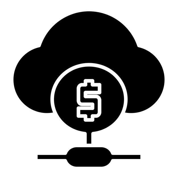 Iconos de pago en la nube