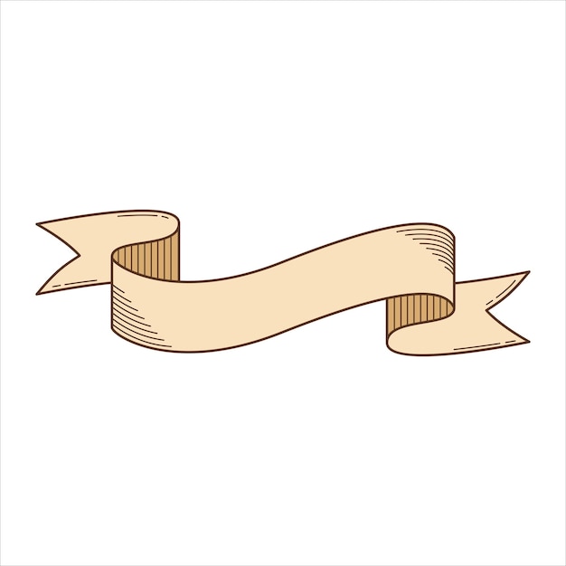 Iconos de pancartas de cinta en blanco Diseño vectorial plano de cinta de pancartas Etiqueta de etiqueta y símbolo de calidad