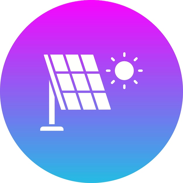 Iconos de paneles solares