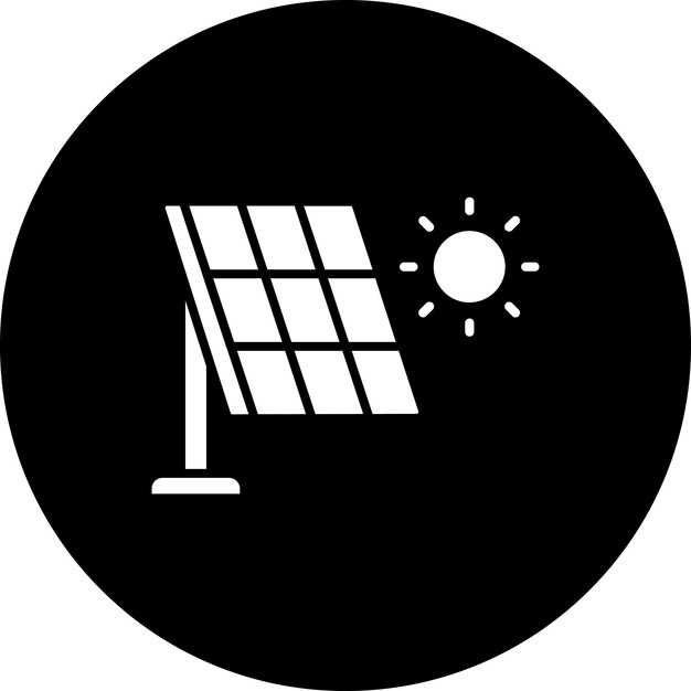 Iconos de paneles solares