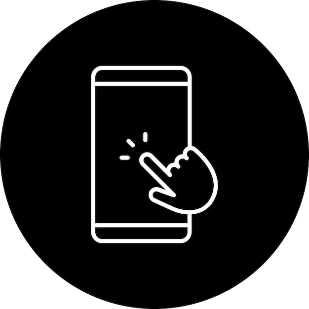 Iconos de la pantalla táctil