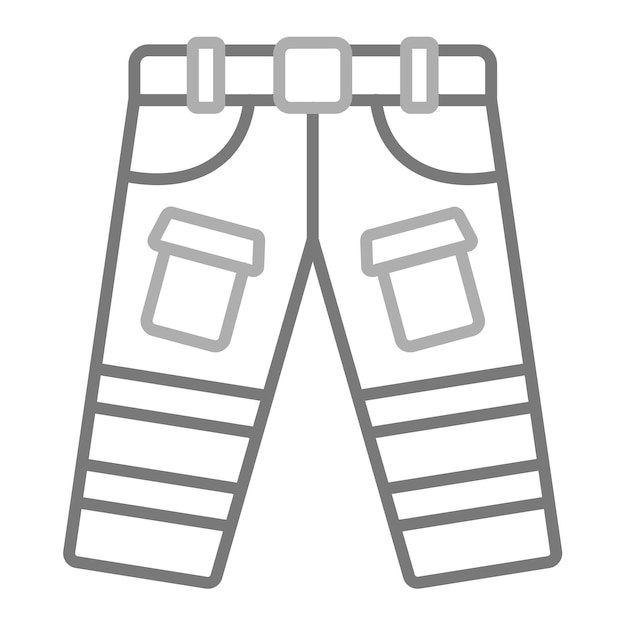 Iconos de los pantalones de los bomberos