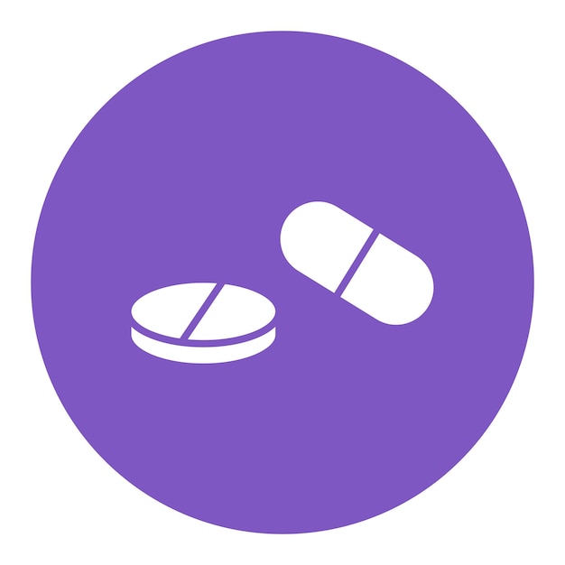 Iconos de pastillas y comprimidos